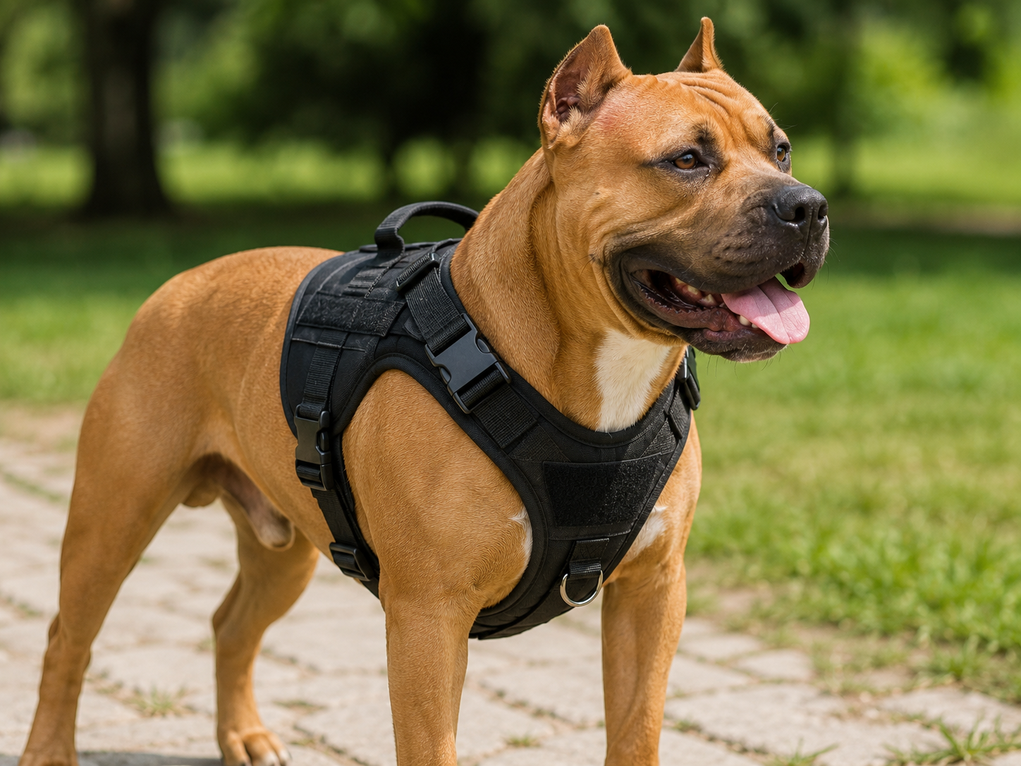 Beebiepet Peitoral Tático Antipuxão (cães grandes)